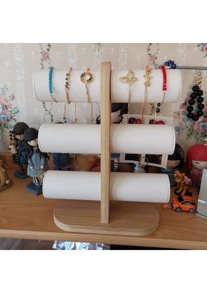 3 Katlı Bilezik Tutucu Ayrılabilir Takı Ekran Standı Organizatör Bilezik Izle Bileklik Ekran B Için Standı (Yurt Dışından) fiyatları