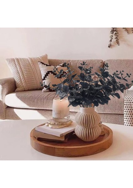 14PCS Siyah Cadılar Bayramı Dekor Yapay Çiçek Okaliptüs Dalları Kaynaklanıyor Masa Centerpieces Iç Mekan Süslemeleri (Yurt Dışından) fırsatları