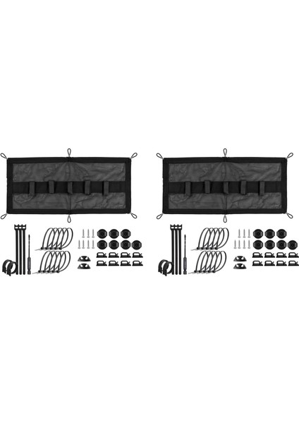 2x Kablo Yönetimi Ağı - Masa Altı Kablo Yönetimi - Esnek Masa Altı Kablo Yönetimi Tepsisi B (Yurt Dışından)