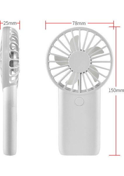 Ev-Pembe Için El Mini Fan Sessiz Hava Soğutucu Taşınabilir Masa Fanları (Yurt Dışından)