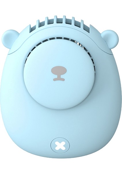 Ayı Boyun Fanı Dış Mekan El Kullanışlı Taşınabilir USB Tembel Mini Seyahat Ev Ofis Için Mavi (Yurt Dışından) fiyatları