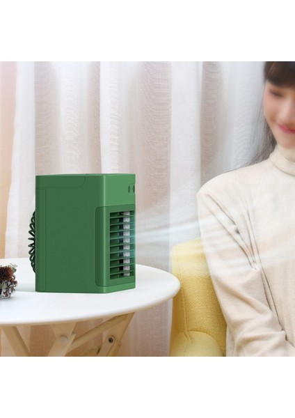 Hava Soğutucu Fan Mini Masaüstü Klima Ev Ofis Için USB Su Soğutma Nemlendirici Arıtma - Yeşil (Yurt Dışından) modelleri
