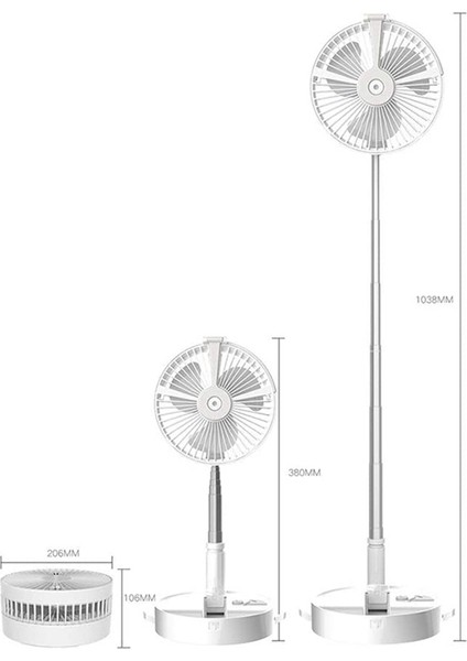 Taşınabilir USB Şarj Fanı Katlanır Fanlar Ev Masaüstü Iniş Sessiz Hava Soğutucu Zemin Ayakta (Yurt Dışından) modelleri