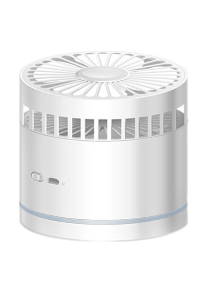 Katlanabilir Masa Fanı USB Şarj Edilebilir Nemlendirici 360 Derece Sallayarak Kafa Mini Hava Soğutucu-Beyaz (Yurt Dışından) fiyatları