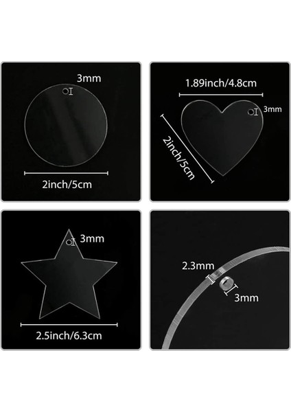 Akrilik Anahtarlık Boş 20X Akrilik Şeffaf Yuvarlak Anahtarlık Kemerleri, Anahtarlıklar ve Dıy Öğeleri ve El Sanatları Dahildir (Yurt Dışından) fırsatları