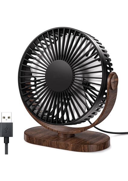 6.5 Inç USB Masa Fanı 3 Hız Sessiz Taşınabilir Masaüstü Masa 360° Ayar Ev Ofis Için Kişisel Mini Siyah (Yurt Dışından) fiyatları
