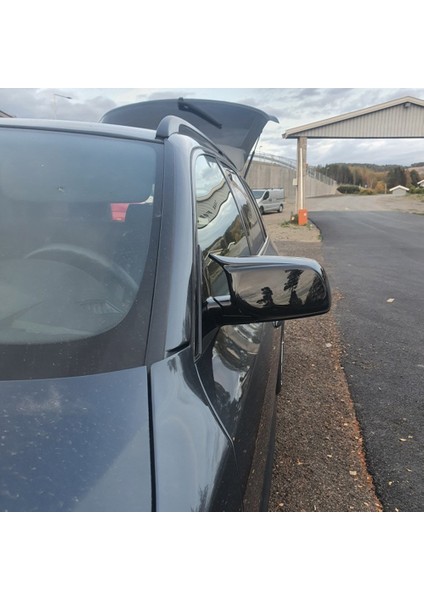 Araba Parlak Siyah Dikiz Yan Cam Ayna Kapağı Trim Dikiz Aynası Kapakları Değiştirme ile Uyumlu E60 E61 E63 E64 2003-2010 (Yurt Dışından) modelleri