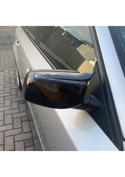 Araba Parlak Siyah Dikiz Yan Cam Ayna Kapağı Trim Dikiz Aynası Kapakları Değiştirme ile Uyumlu E60 E61 E63 E64 2003-2010 (Yurt Dışından) fırsatları