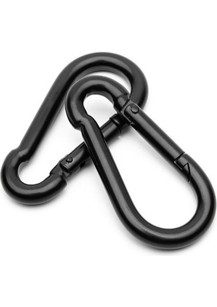 12 Adet 8X80MM Yaylı Kanca, Karabina Klipsi, Kapalı ve Açık Hava Aktivitesi Için Hızlı Bağlantı Karabinalar, Kamp, Tırmanma (Yurt Dışından) fiyatları