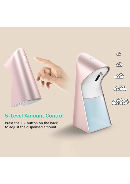 Otomatik Sabunluk 330 ml Temassız Kızılötesi Sensör El Banyo ve Mutfak Için Yeni Köpük Sabunluk (Yurt Dışından)