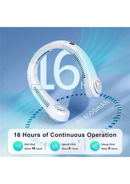 Taşınabilir Asma Boyunlu Klima Fanı Yarı Iletken Soğutma Fanı, 4000MAH Giyilebilir (Yurt Dışından) modelleri