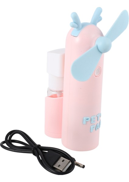 Çok Fonksiyonlu USB Mini El Fanı Taşınabilir Su Küçük Nemlendirme Klima (Pembe Geyik) (Yurt Dışından) fiyatları