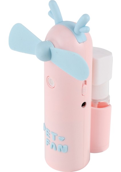 Çok Fonksiyonlu USB Mini El Fanı Taşınabilir Su Küçük Nemlendirme Klima (Pembe Geyik) (Yurt Dışından) indirimleri