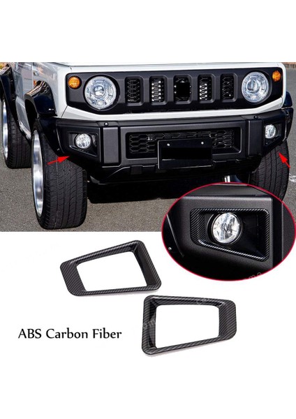 Karbon Fiber Araba Farı Koruma JB64W 2019 - 2021 Ön Sis Aydınlatma Koruması Koruyucu Çıkartmalar Trim Aksesuarları (Yurt Dışından) fırsatları
