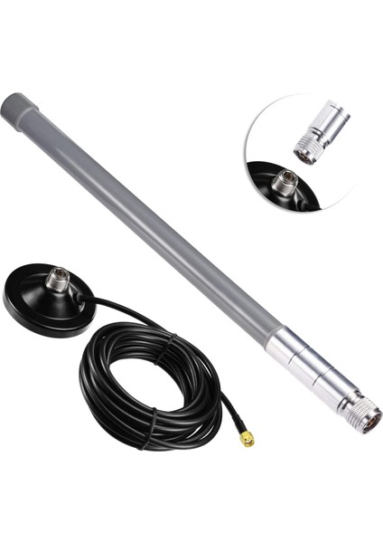 Lora Anten 868MHZ 3 Dbi Fiberglas Lorawan Anten, Manyetik Tabanlı 3 Metre Uzatma Kablosu, Nebra ile Uyumlu (Yurt Dışından)