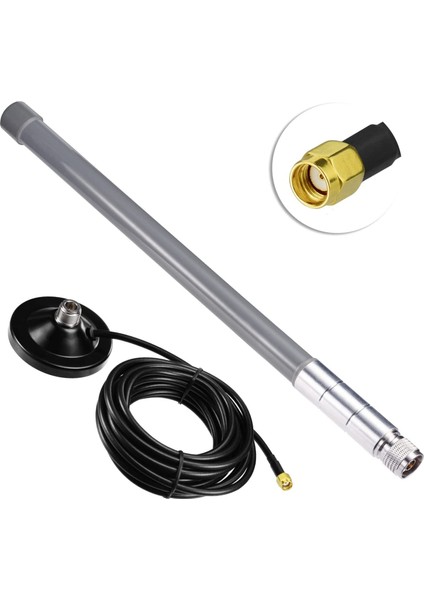 Lora Anten 868MHZ 3 Dbi Fiberglas Lorawan Anten, Manyetik Tabanlı 3 Metre Uzatma Kablosu, Nebra ile Uyumlu (Yurt Dışından)