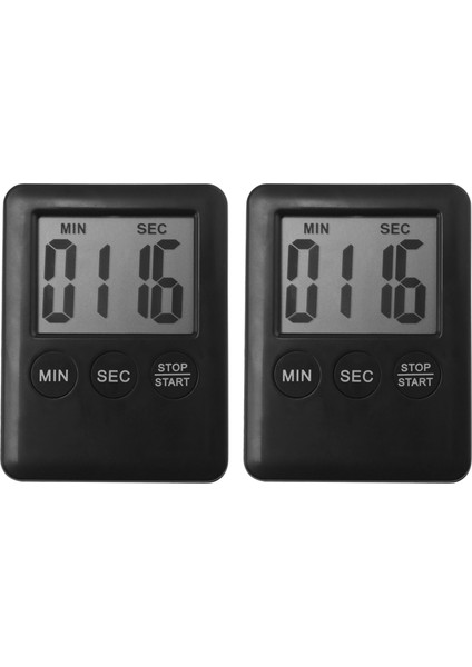 2x Mutfak Zamanlayıcısı, Yumurtalı ve Mıknatıslı Zamanlayıcı (Yurt Dışından)