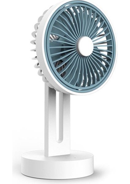 Yeni Açık Taşınabilir El USB Şarj Küçük Fan Mini Sessiz Masaüstü 180 Derece Dönen Mavi (Yurt Dışından) indirimleri