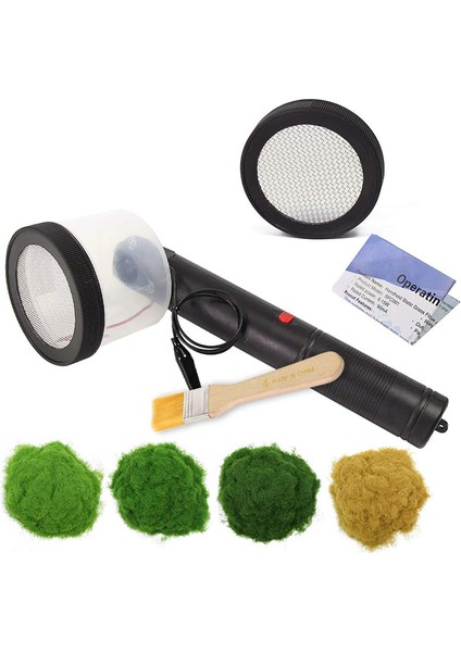 Akın Kiti Statik Çim Aplikatör Abs Mini Akın Makinesi Dıy Doğal Modelleme Kum Tablosu Için Nemli Yerleşimler Saplı (Yurt Dışından)