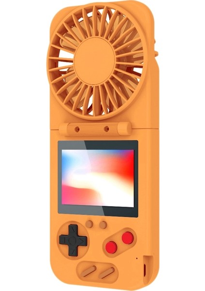 Taşınabilir Fan, Şarj Edilebilir Pil 800MAH Katlanır USB Fan 500 Oyunlu El Tipi Retro Oyun Konsolu (Sarı) (Yurt Dışından) indirimleri