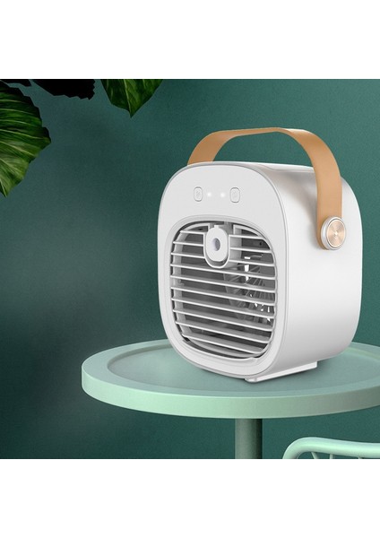 Taşınabilir Mini Klima Masaüstü Fan Soğutucu Nemlendirici Arıtma Odası Ofis Ev Yatak Odası Oturma Beyaz (Yurt Dışından) fırsatları
