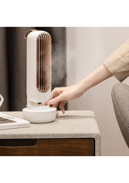 Taşınabilir USB Kule Tipi Bladeless Su Su Buharlı Vantilatör El Retro Soğutma Klima Nemlendirici-Yeşil (Yurt Dışından) fiyatları