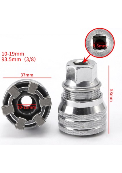 Многоцелевые Наборы,2 Adet Evrensel Lokma Anahtar Seti 3/8in Sürücü 10-19 mm Ayarlanabilir Tork Cırcır Soket Adaptörü 3/8 Cırcır Anahtarı (Yurt Dışından) fiyatları