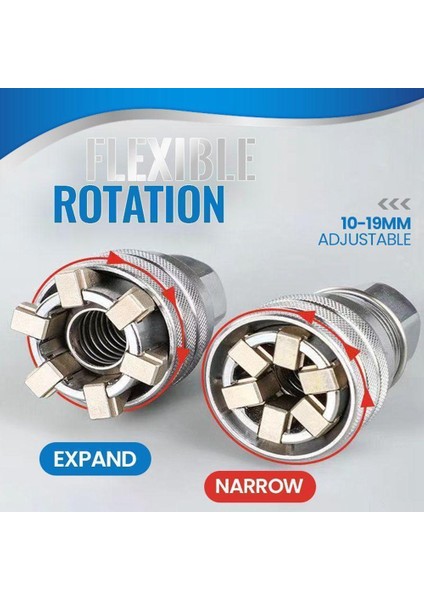 Многоцелевые Наборы,2 Adet Evrensel Lokma Anahtar Seti 3/8in Sürücü 10-19 mm Ayarlanabilir Tork Cırcır Soket Adaptörü 3/8 Cırcır Anahtarı (Yurt Dışından) fırsatları