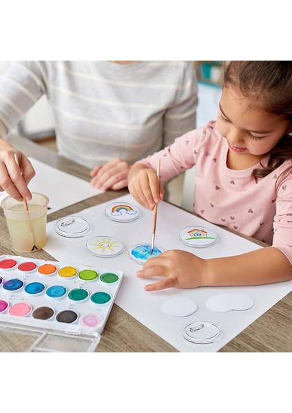 25 Takım Şeffaf Akrilik Düğmeler Şeffaf Plastik Zanaat Düğmesi Pin ile Boş Kağıt Pimleri Düğmeler Tasarım Dıy Zanaat Için (Yurt Dışından) fırsatları