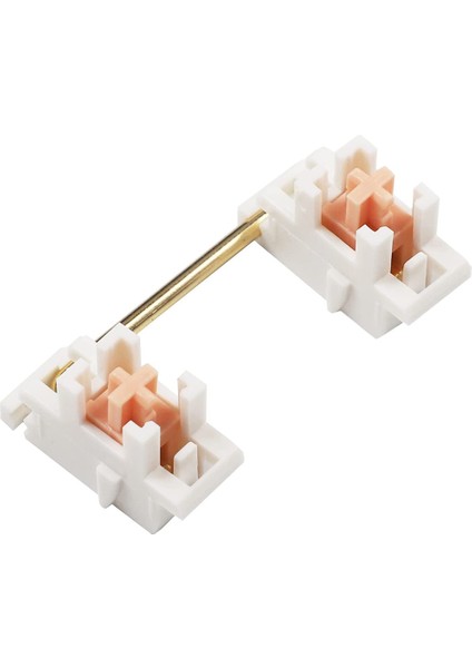 Özel Mekanik Klavye Için Altın Kaplama Plakaya Monte Sabitleyici 2u 6,25U (1+4, Beyaz Pembe) (Yurt Dışından) modelleri