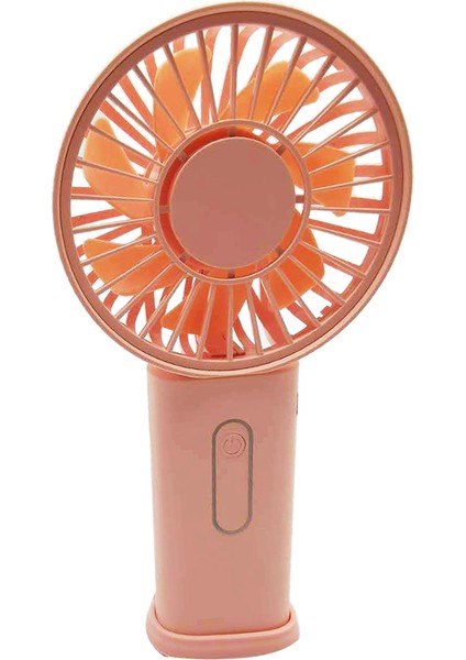 Taşınabilir Fanlar El USB Şarj Edilebilir Fan Masaüstü Hava Soğutucu Açık Soğutma Seyahat El 1200 Mah Pembe (Yurt Dışından) indirimleri