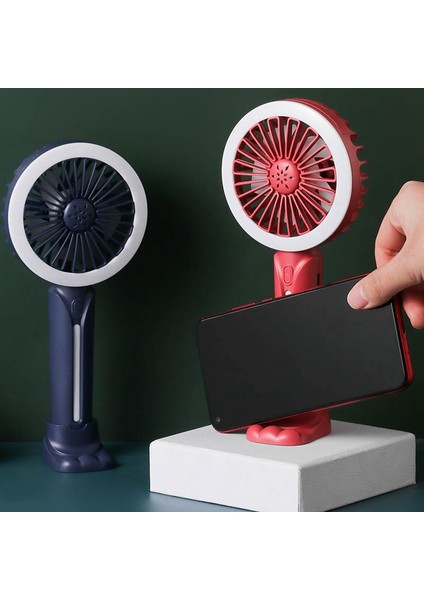 Yaz Taşınabilir Mini Fan 3 Hız Ayarlanabilir Fanlar USB Şarj Edilebilir Masa El Klima Soğutucu Dışında (Kırmızı) (Yurt Dışından) fiyatları