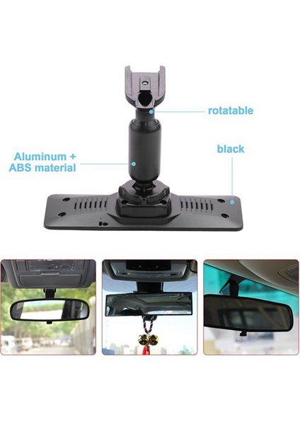 2 x Araba Iç Dikiz Aynası Arka Plaka Paneli Montaj Braketi Araba Dvr ile Uyumlu (Yurt Dışından) indirimleri