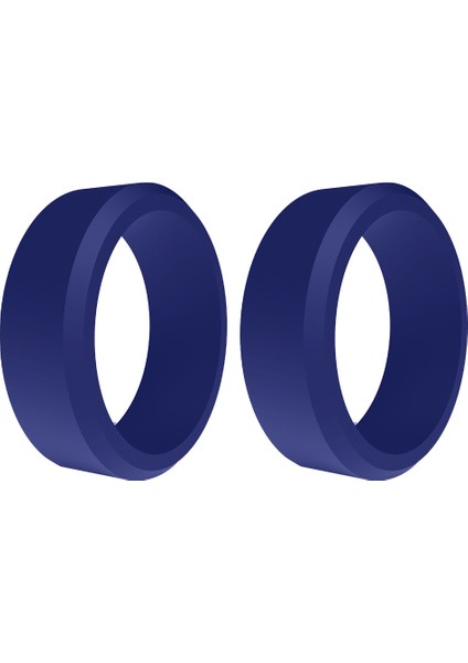 8mm Popüler Erkek Kadın Silikon Serin Yüzükler Silikon Alyans Çevre Açık Spor Ringx2 12 (Yurt Dışından)