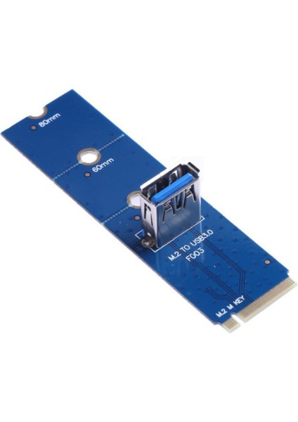 10 Adet Ngff M.2 USB 3.0 Kart Adaptörü M2 M Anahtar Usb3.0 ile Uyumlu Pcıe Pcı-E Yükseltici Kart Madenci Madencilik ile Uyumlu (Yurt Dışından)