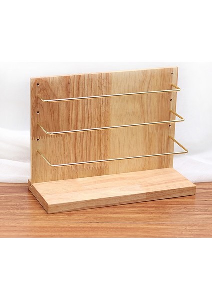 Küpe Standı Ahşap Küpe Tutucu Kulak Damızlık Tutucu Vitrin Vintage Takı Standı Ahşap Tepsi / Tabak ile Küpe Kolye Bilezik Yüzükler Için Ekran (Yurt Dışından) fiyatları