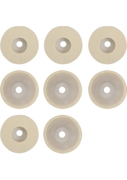 8'li Paket Açı Öğütücü Yün Parlatma Diski, 100MM Yün Parlatma Parlatma Diski Pedi, Keçe Parlatma Pedleri (Yurt Dışından)