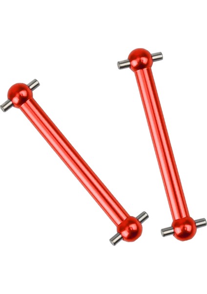 TT02B 1/10 Rc Araba Için 2 Adet Tahrik Mili Köpek Kemiği, Kırmızı (Yurt Dışından)