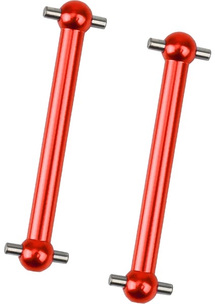 TT02B 1/10 Rc Araba Için 2 Adet Tahrik Mili Köpek Kemiği, Kırmızı (Yurt Dışından)