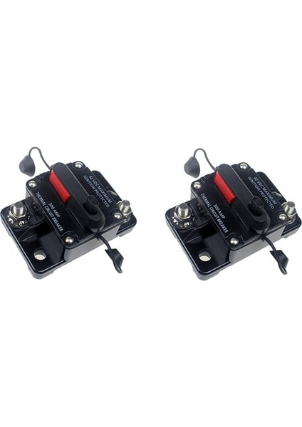 2x 300A Amp Devre Kesici Çift IP67 Su Geçirmez 12V 24V Sigorta Manuel Sıfırlama Araba Devre Kesici (Yurt Dışından)