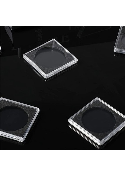 40 Adet Gümüş Dolar Para Tutucu, 2 x 2 Yarım Dolar Para Tutucu Para Kapsül Para Yapış Plastik Para Tutucu, 37.5mm (Yurt Dışından)