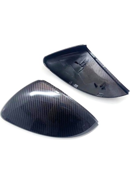 Golf 7 ile Uyumlu Mk7 2013-2020 Karbon Fiber Yan Dikiz Aynası Kapağı Trim Yan Kanat Ayna Kapakları Araba Aksesuarları (Yurt Dışından) indirimleri