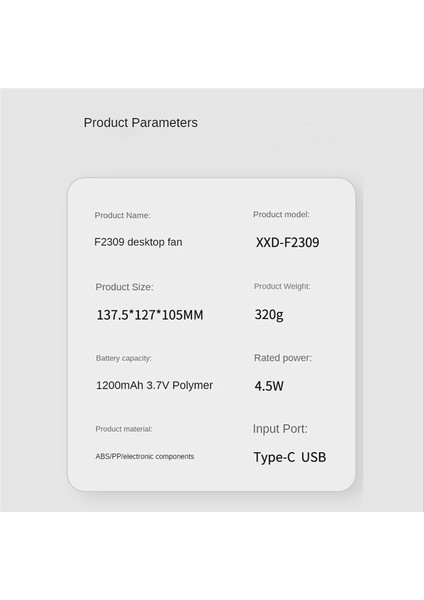USB Masaüstü Masa Fanı Duvara Monte Asılı Tavan Ayarlanabilir Açı Taşınabilir Yaz Ev Için Hava Soğutucu Fan-A (Yurt Dışından)