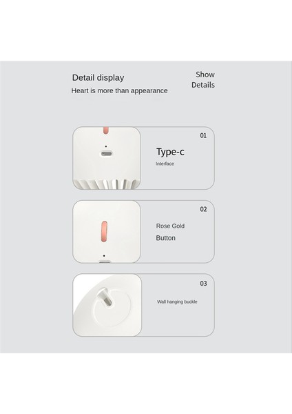 USB Masaüstü Masa Fanı Duvara Monte Asılı Tavan Ayarlanabilir Açı Taşınabilir Yaz Ev Için Hava Soğutucu Fan-A (Yurt Dışından) fiyatları