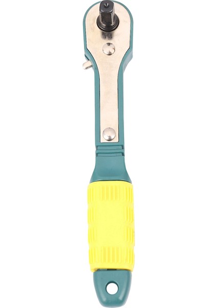 3x Mini 1/4 Kafa Tornavida Kutup 6.35MM Iç Altıgen Cırcır Lokma Anahtar Çift Kafalı Ev Aracı Aksesuarı (Yurt Dışından)