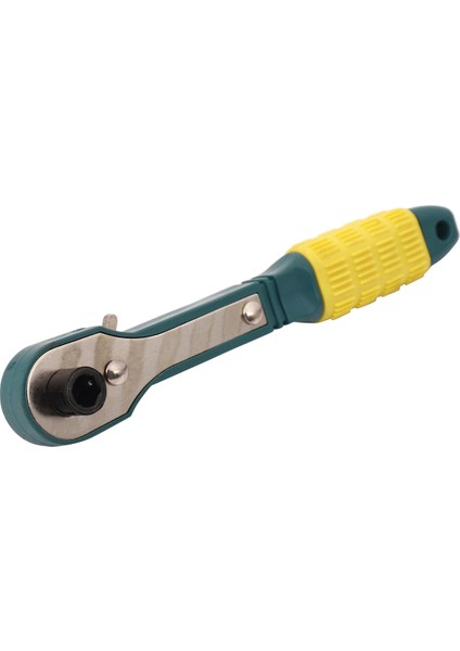 3x Mini 1/4 Kafa Tornavida Kutup 6.35MM Iç Altıgen Cırcır Lokma Anahtar Çift Kafalı Ev Aracı Aksesuarı (Yurt Dışından)
