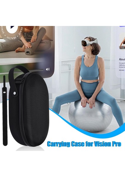 Vr Kulaklık Saklama Çantası ile Uyumlu Sert Eva Taşıma Çantası Taşıma Saplı Seyahat Çantası ile Uyumlu (Yurt Dışından) fırsatları