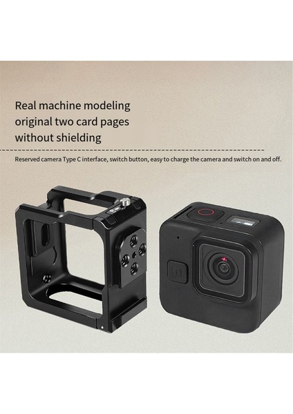 Kamera Kafesi Donanımı Koruyucu Çerçeve Yan Pil Kapağı Yan Kapaklı Hero 11 Mini Action ile Uyumlu Soğuk Ayakkabı Montajı (Yurt Dışından) fırsatları