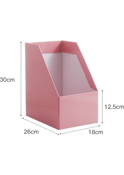 Kraft Kağıt Dergi Rafı Bookend Büyük Kitap Standı Dosya Tutucu Katlanabilir Belgeler Organizatör Ofis Depolama Rafı (Yurt Dışından)