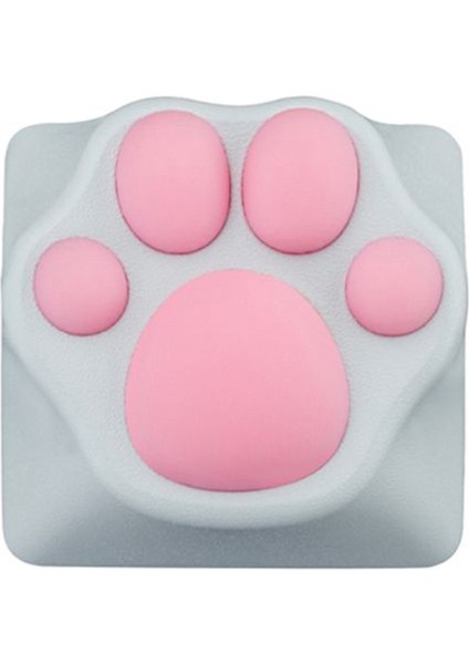 Silikon Artisan Kedi Paws Pad Klavye Keycaps Kiraz Mx Anahtarları Kişilik Yumuşak Hissediyorum Kedi Klavye Tuş Takımı, A (Yurt Dışından)